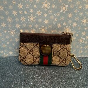 Fashion monogram emblem coin purse